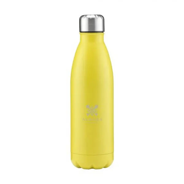 RVS waterfles 790 ml enkelwandig met bedrukking, Geel - 311367