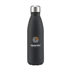 RVS Waterfles 790 ml Bedrukken – Enkelwandig - Zwart
