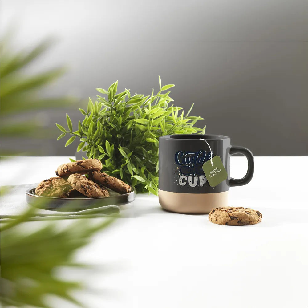 mok met oor hoogglans en onglazuur 360ml sfeer foto 311431