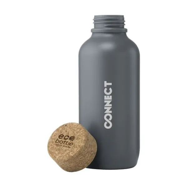 ecobottle 650 ml made in eu grijs met bedrukking zonder dop 311776
