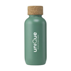 EcoBottle Waterfles 650 ml van Suikerriet en Kurk - Groen