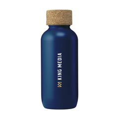 EcoBottle Waterfles 650 ml van Suikerriet en Kurk - Blauw