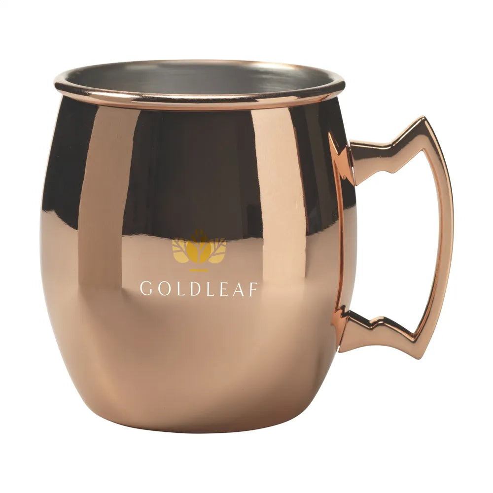 Koperen cocktail mok 400 ml gerecycled RVS, Koper - 312161