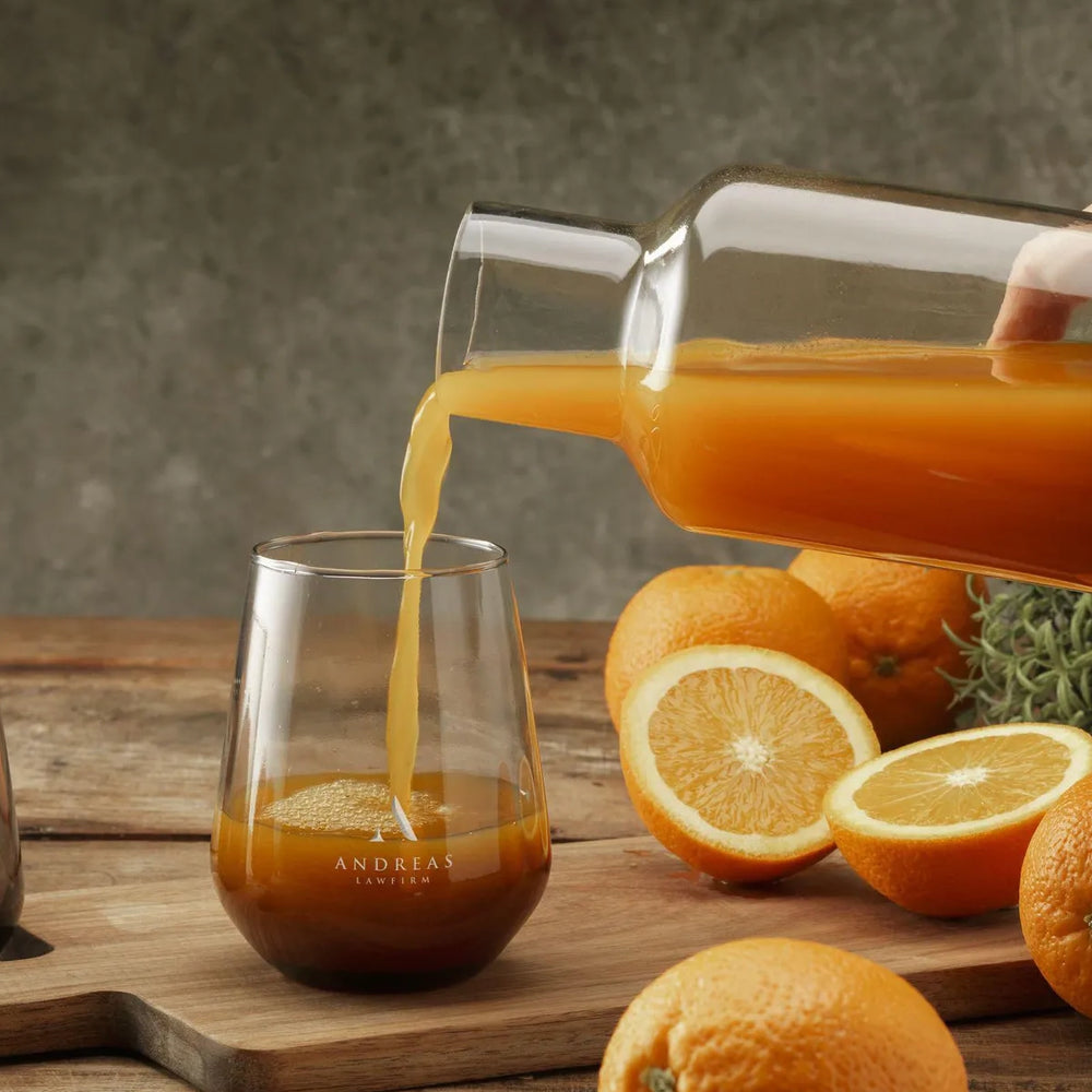 Open smokey karaf van glas met kurk, inhoud 1250 ml sfeer foto – artikelnummer 31261129