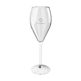 Kunststof champagneglas van Tritan, inhoud 240 ml, geschikt voor lasergravering – artikelnummer 31263366.