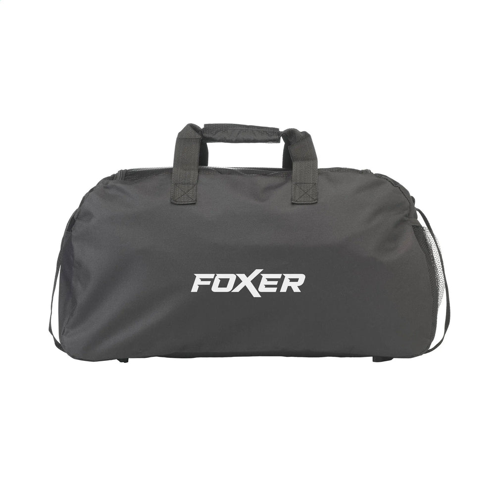 Sport- en reistas van 600d polyester achterzijde met bedrukking, Zwart - 31264859