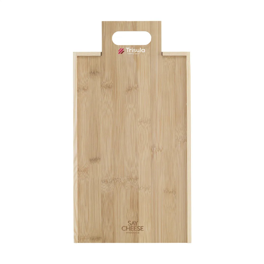 Kaasplank van Rackpack wijnkist voorzijde, Beige - 31269006