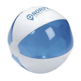 Opblaasbare strandbal 240 mm, Blauw en wit - 313020