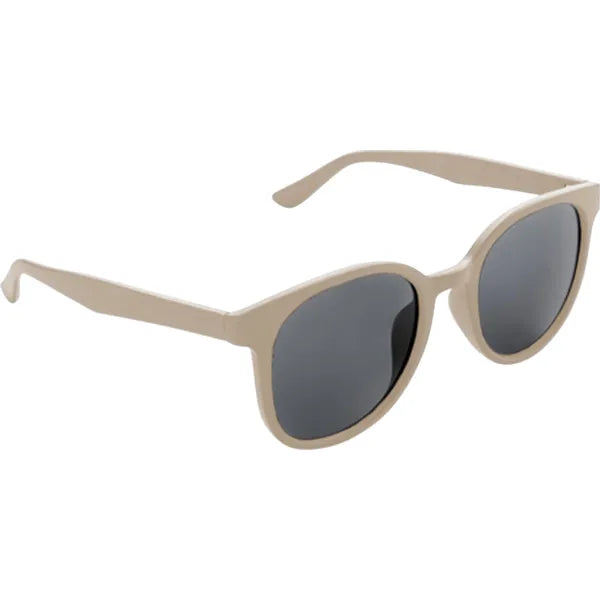 Zonnebril van tarwestro en PP met UV400, Beige - 313088