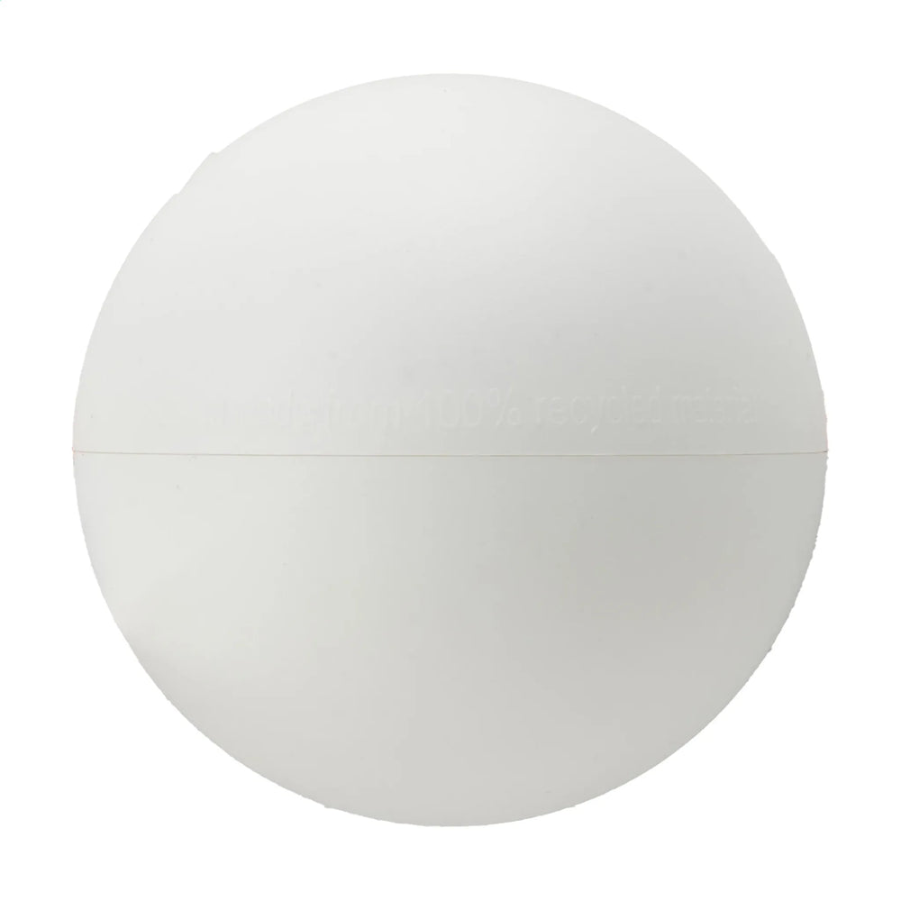 kerstbal gerecycled kunststof 70mm mat wit