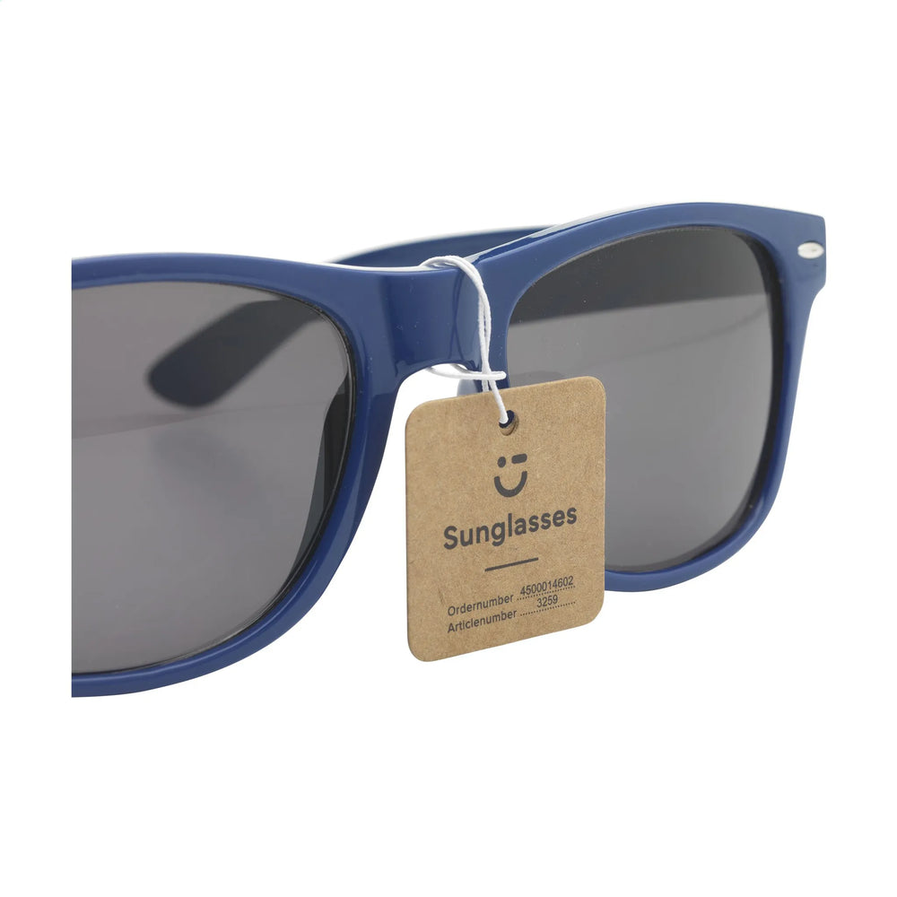 Malibu zonnebril met UV400 detail, Blauw - 313259