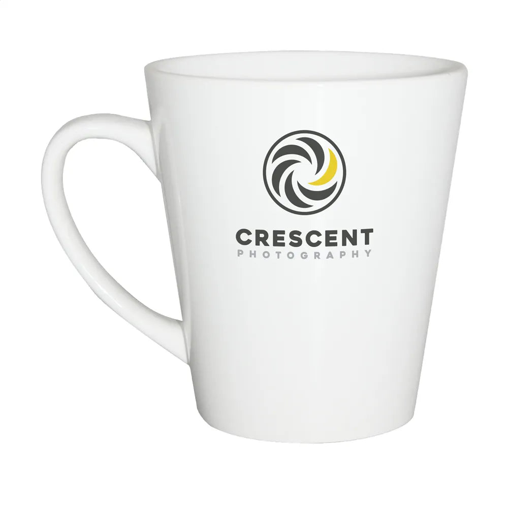 eigentijdse keramische mok 310ml wit 313338