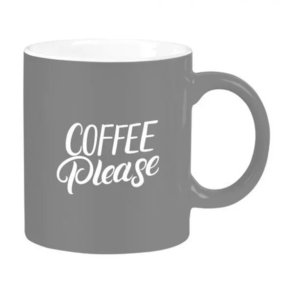 keramische mokken 350 ml grijs 313726