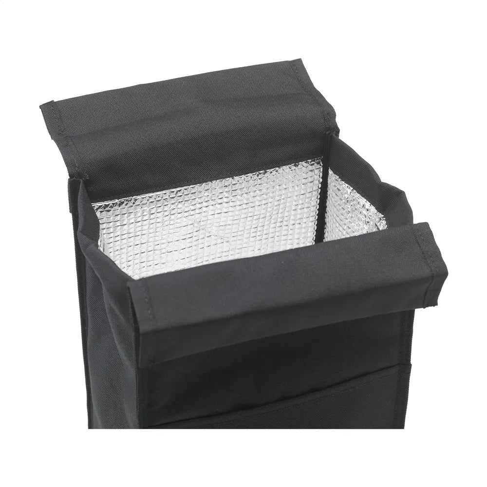 roll top lunch tas rpet zwart open 314128
