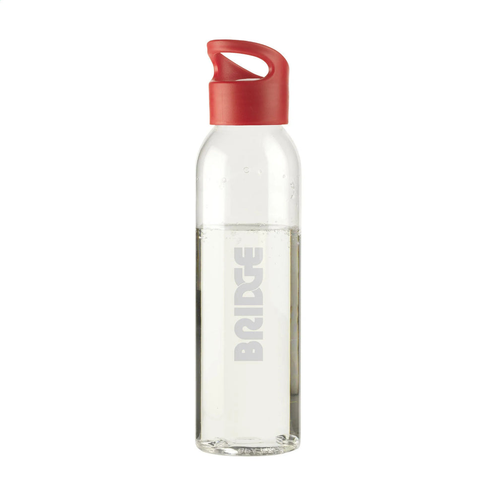Drinkfles 650 ml, Transparant rood - 315226