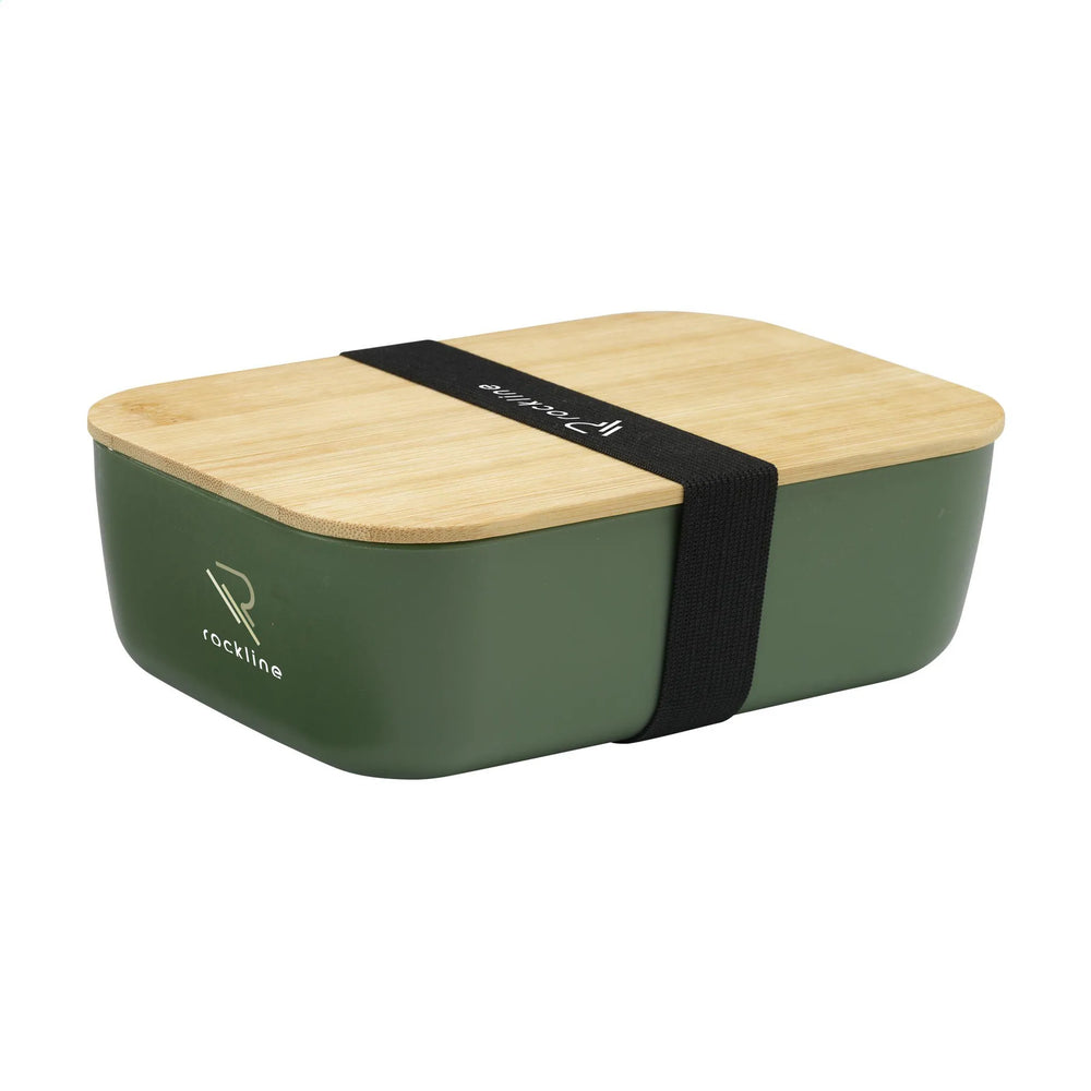 royale lunchbox pp kunststof groen met logo 315728