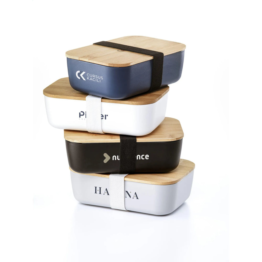 royale lunchbox pp kunststof zwart met logo diverse kleuren 315728