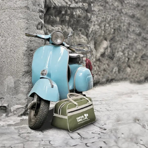 retro sporttas sporttas pvc groen sfeer foto 315927