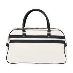 PVC/PU Sporttas in Retro Jaren ’70 Stijl - Wit