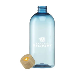 drinkfles rpet bottle 500 ml blauw met logo 31w002