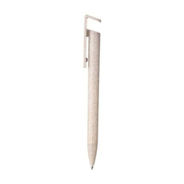 Balpen van tarwestro met telefoonhouder, Beige - 31W101