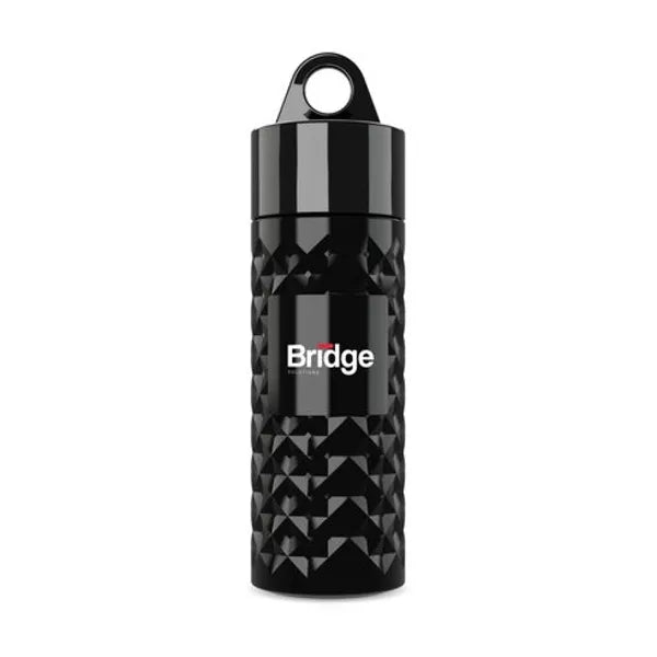 Join the Pipe waterfles 500 ml van biokunststof, Zwart - 31W340
