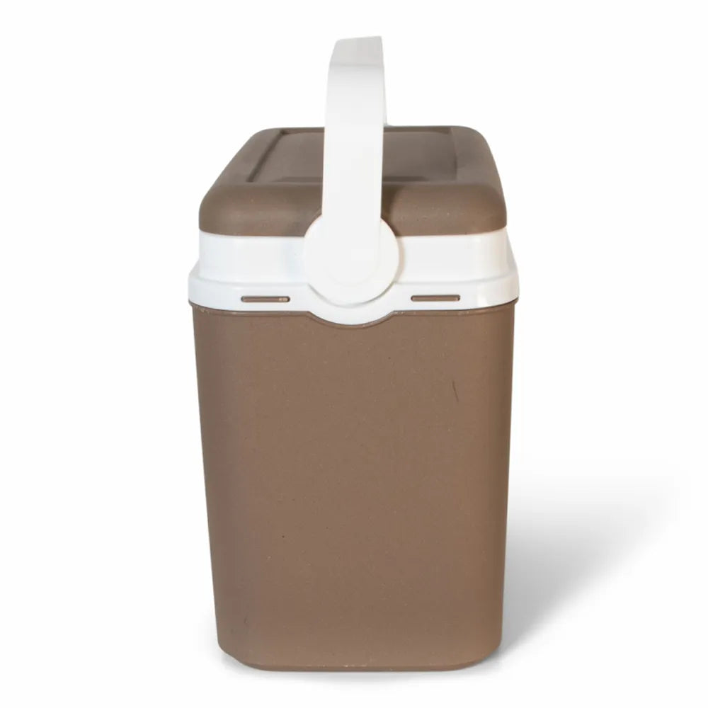 norlander koelbox 10l bruin zijkant 3828732