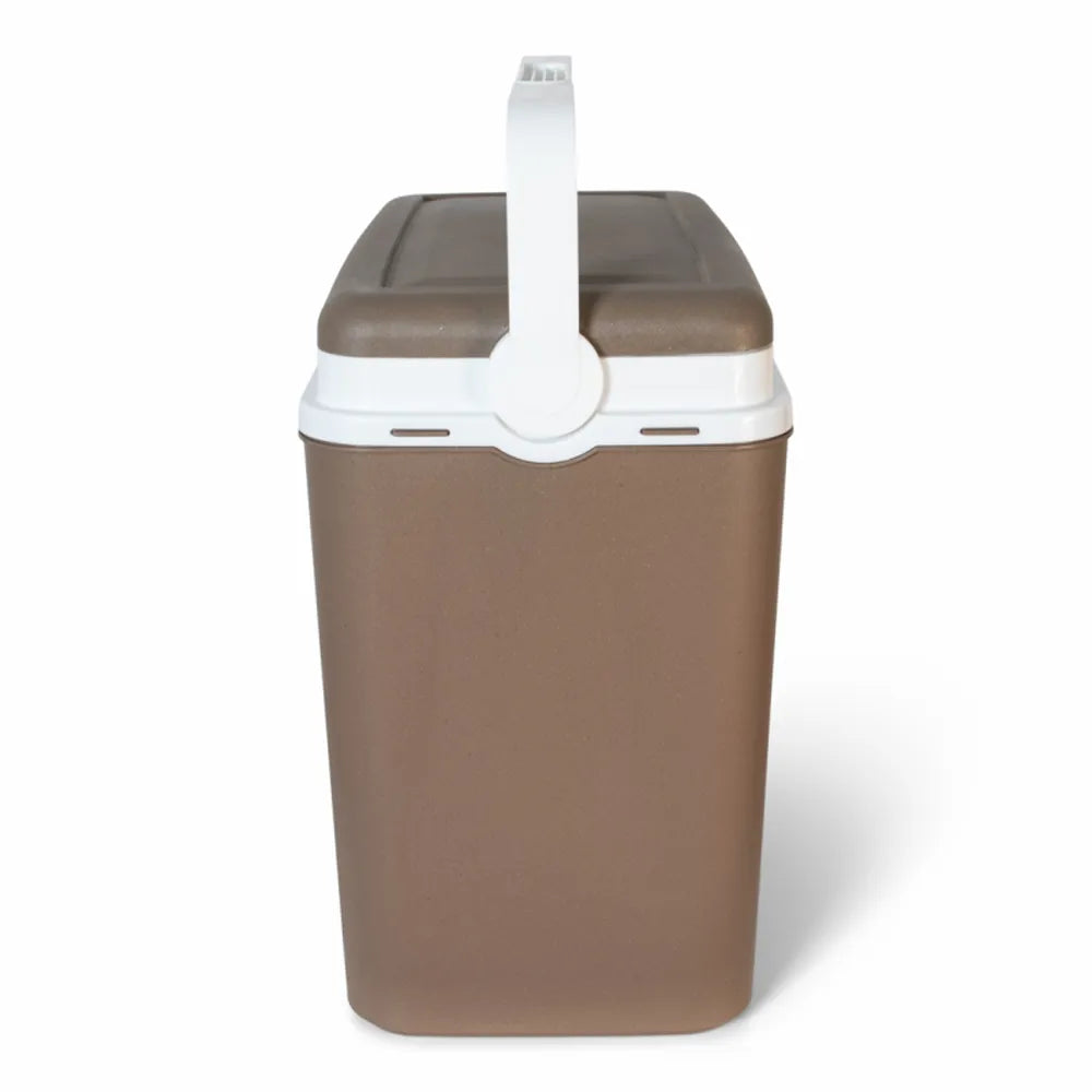 24 liter koelbox van norlander bruin zijkant 3828733