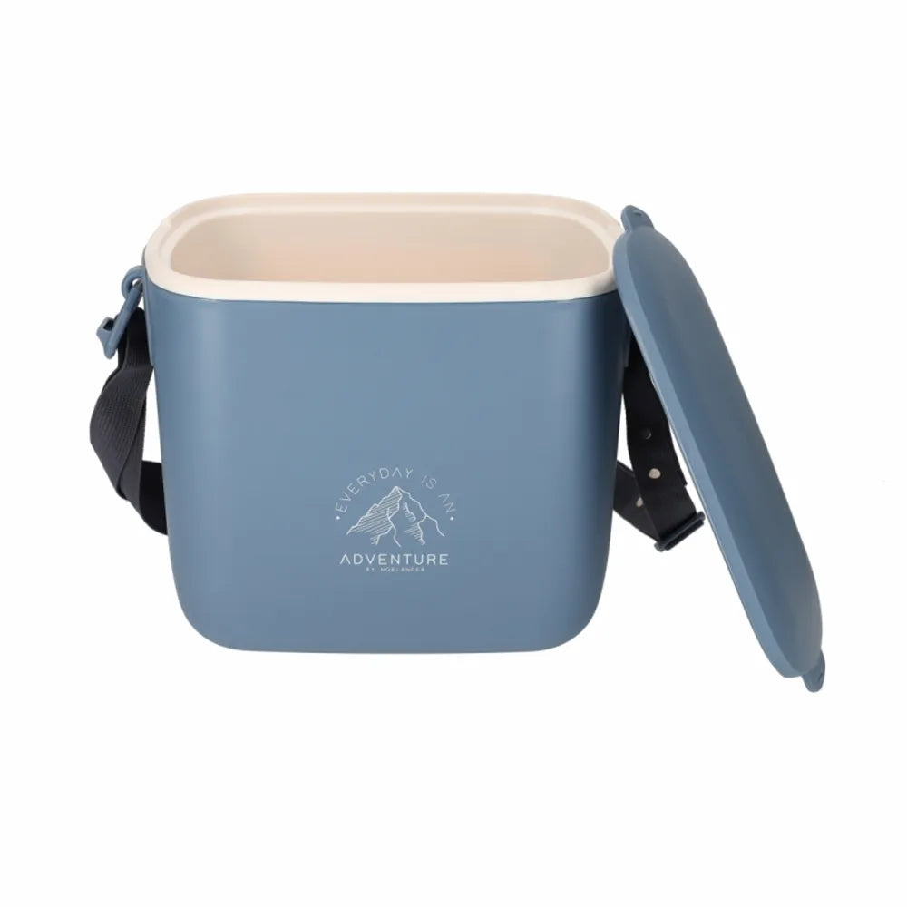 adventure koelbox 5l van norlander blauw open 3828925