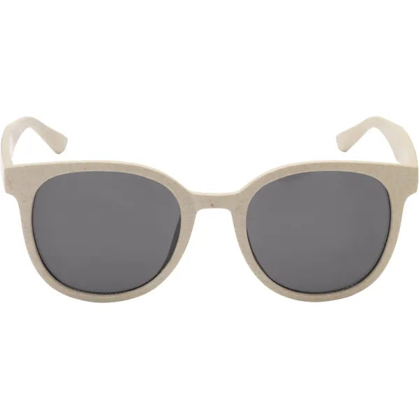 eco vriendelijke zonnebril tarwestro naturel frontaal 4 313088