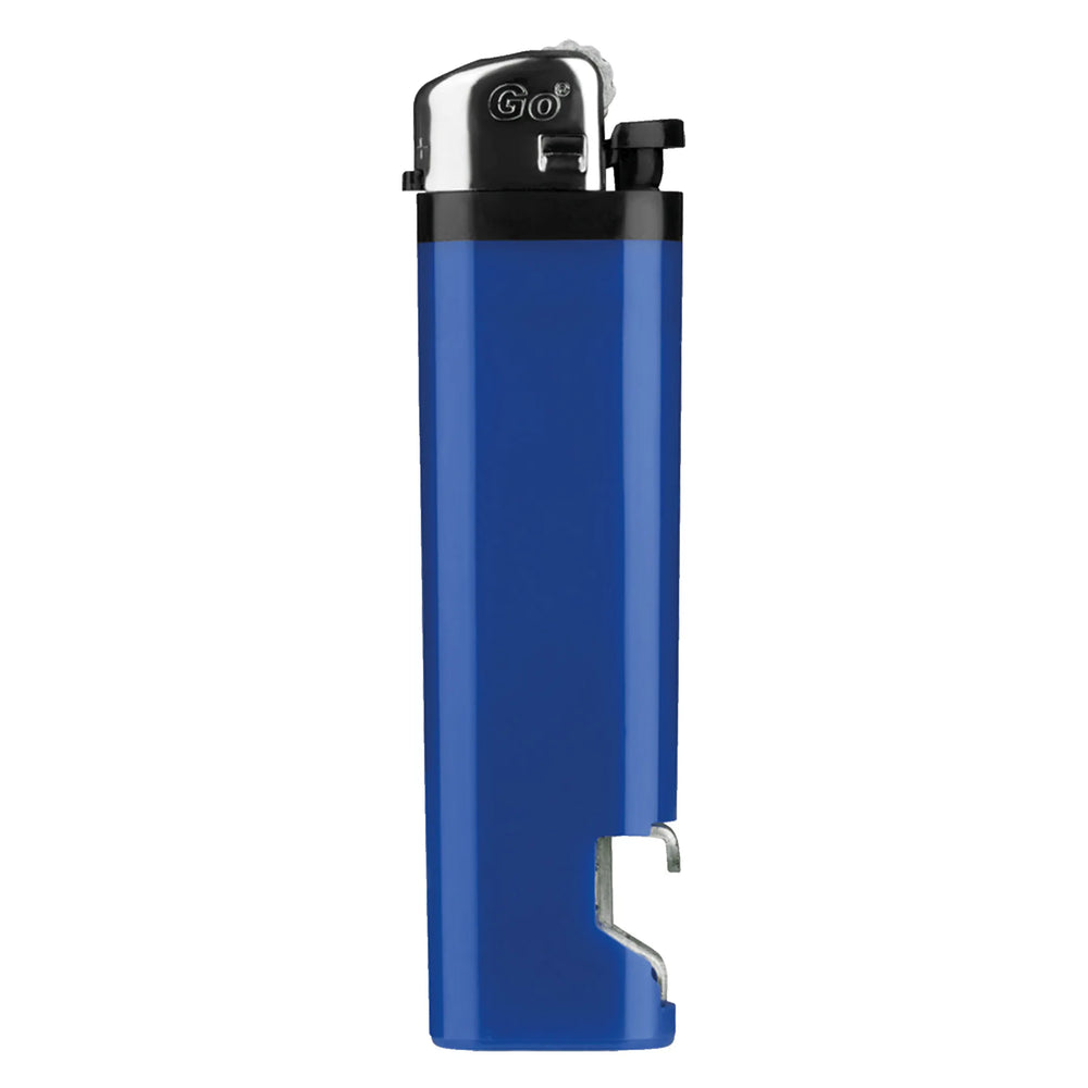 Go Einweg M3L aansteker met flesopener - Blauw