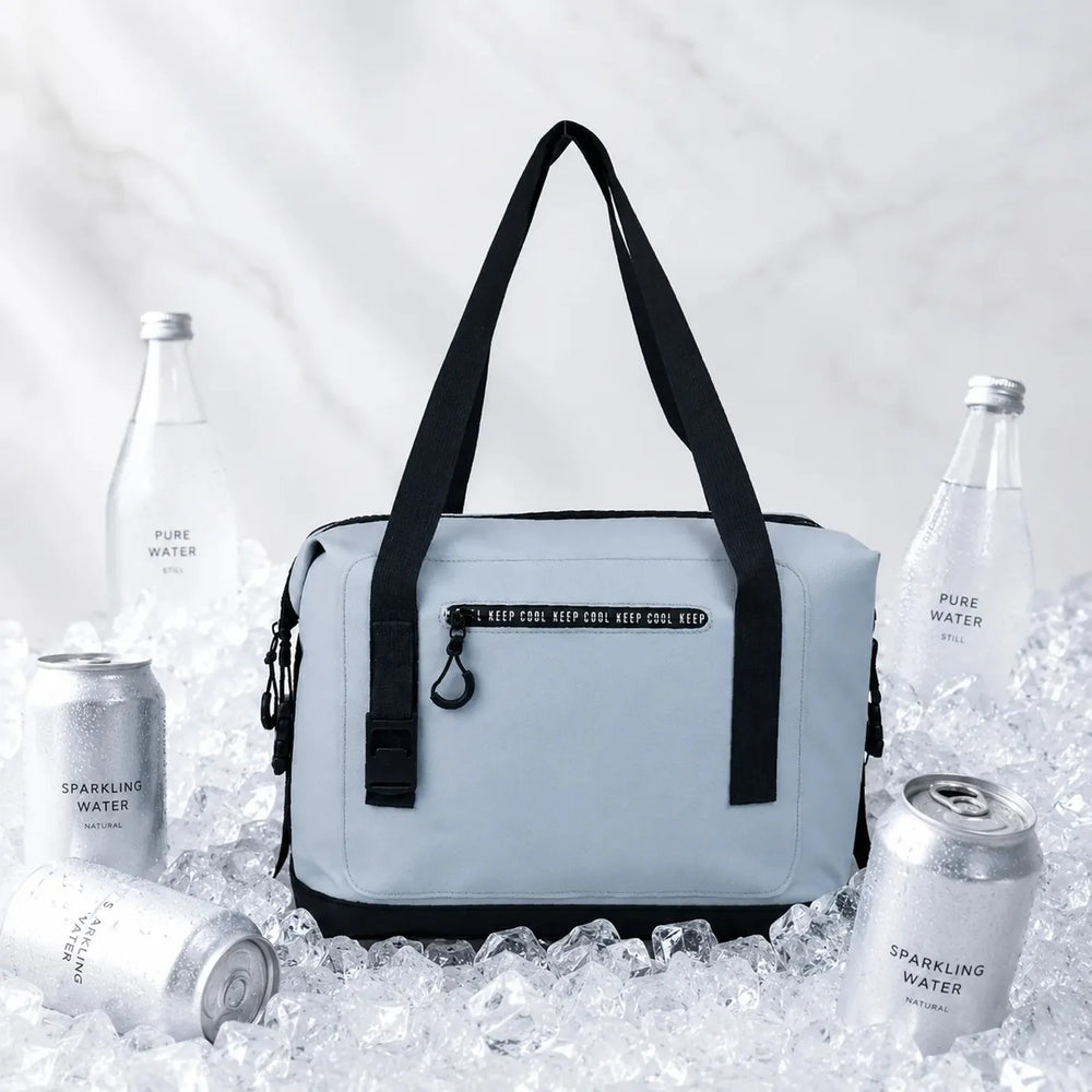 Casual koelshopper met schouderbanden - Blauw
