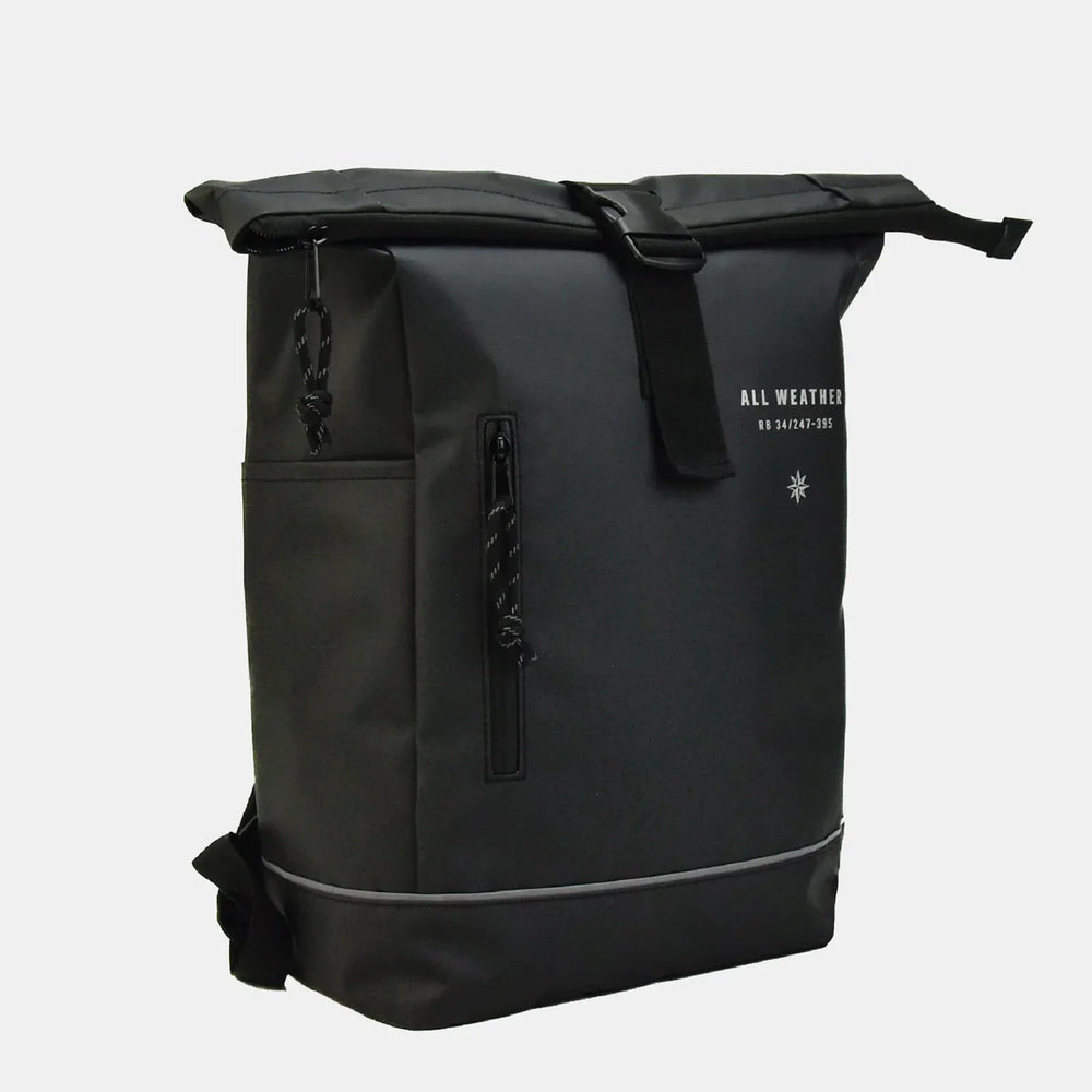 All Weather fietsrugzak met 17 inch laptopvak - Zwart