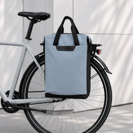 Casual koel-fiets-rugzak met fietshaken aan fiets, Blauw - 488801