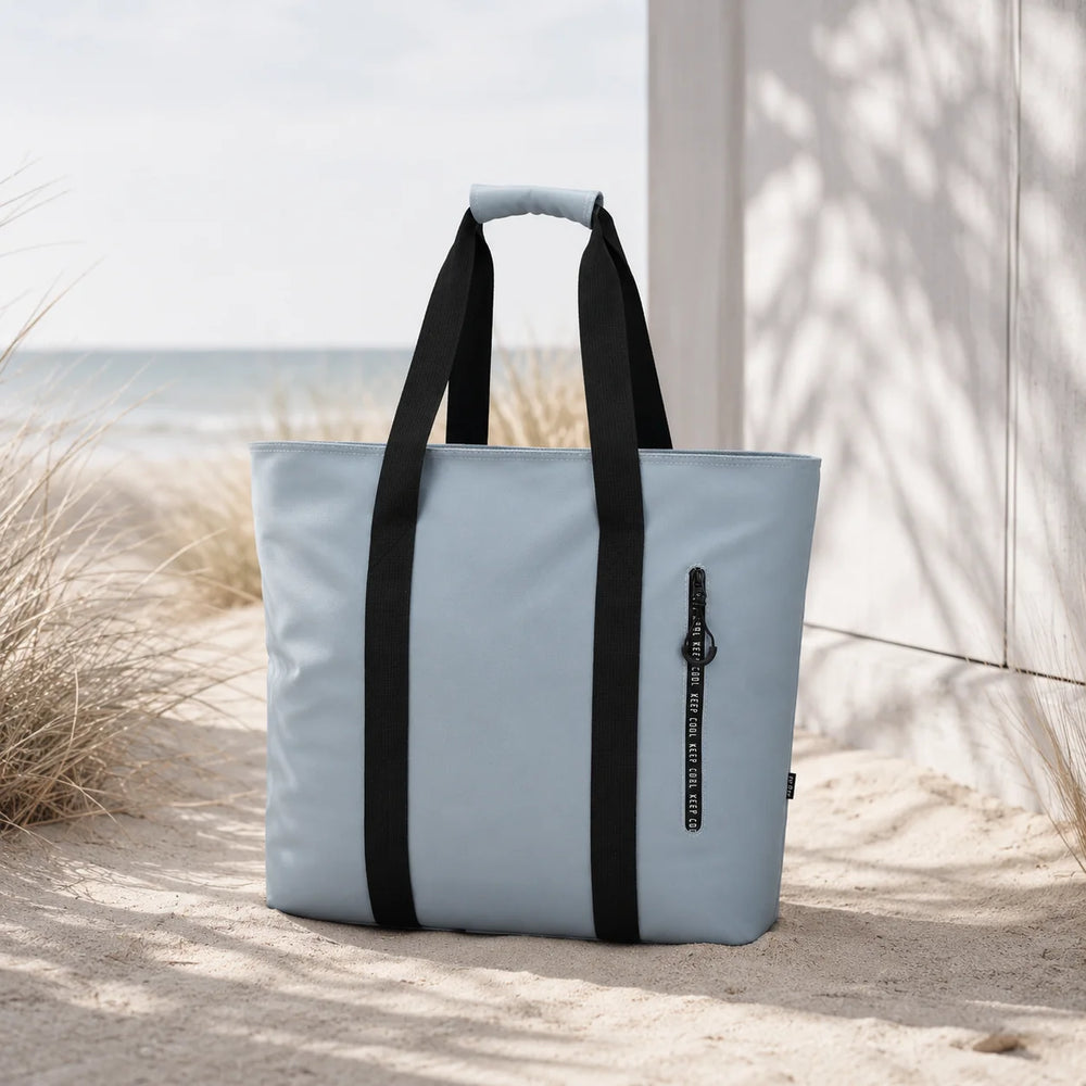 Casual koelshopper en strandtas - Blauw