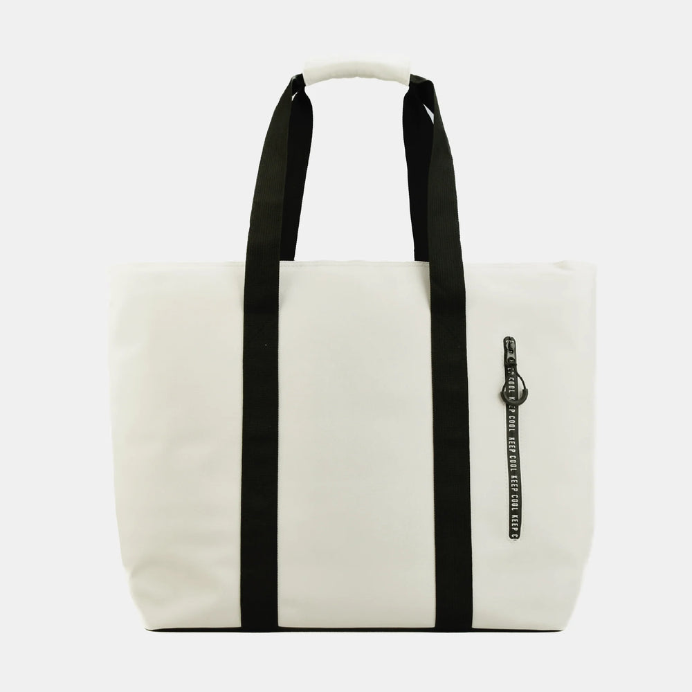 Casual koelshopper en strandtas - Creme