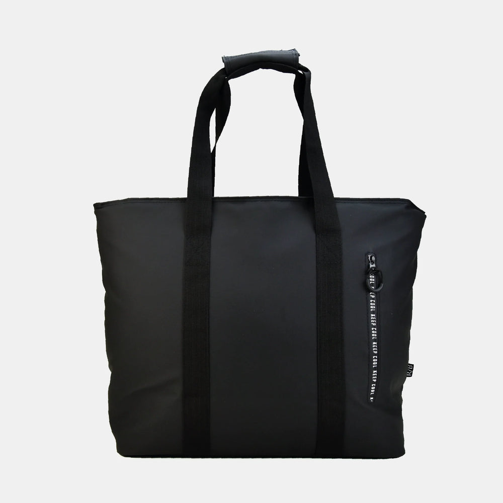 Casual koelshopper en strandtas - Zwart