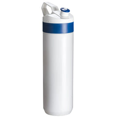 Fuse Lifestyle Bottle – Sportieve Bidon met Fruitinfuser - Blauw Wit