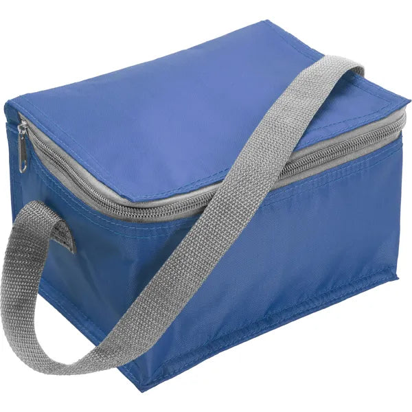 koeltas draagband 6 blikjes blauw 8 183604
