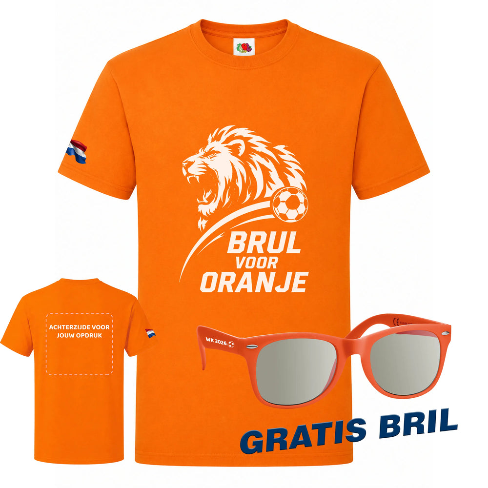 WK-actie Brul voor Oranje 24F110 voorzijde en achterzijde