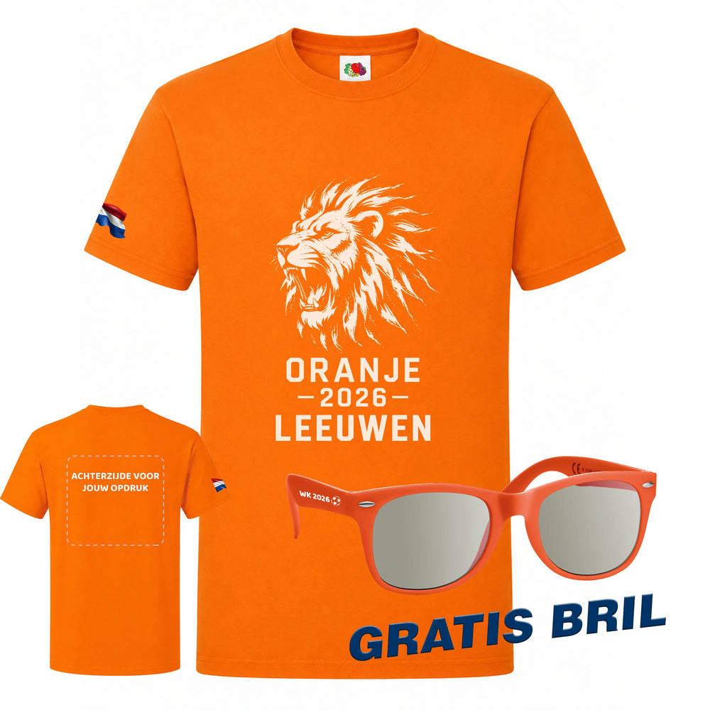 WK-actie Oranje Leeuwen 2026 24F110 voorzijde en achterzijde
