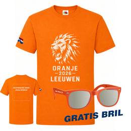 WK-actie Oranje Leeuwen 2026 24F110 voorzijde en achterzijde