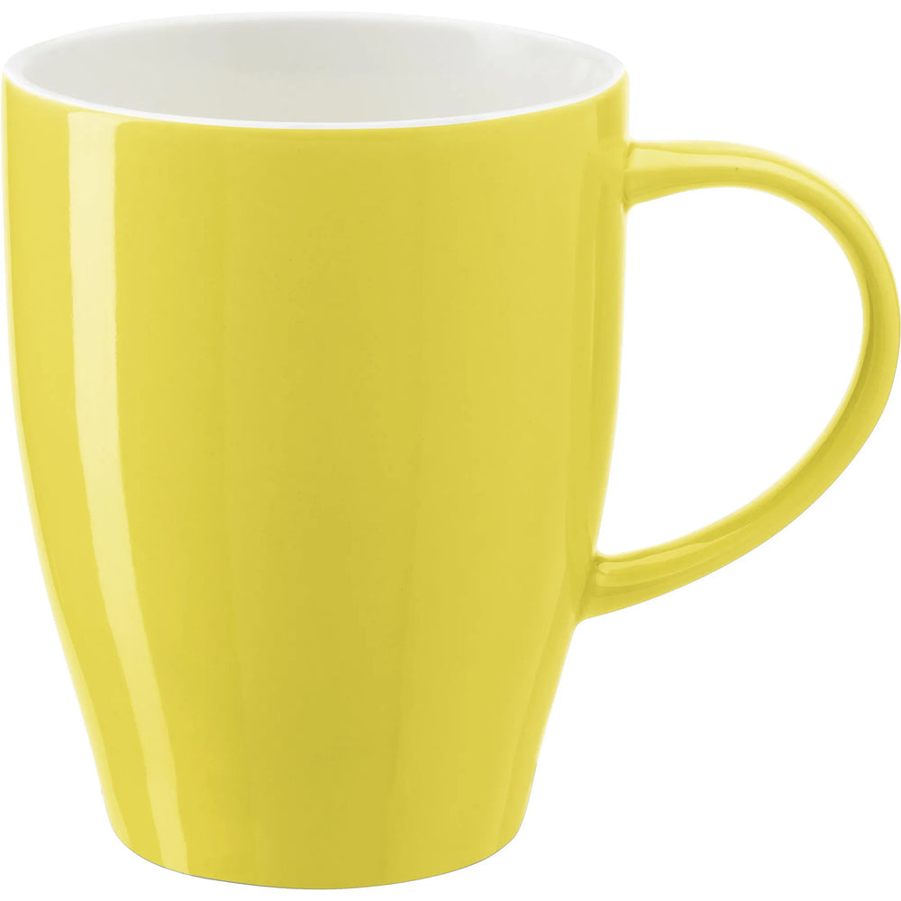 Porseleinen mok Paula 350 ml, Geel - MZ181124