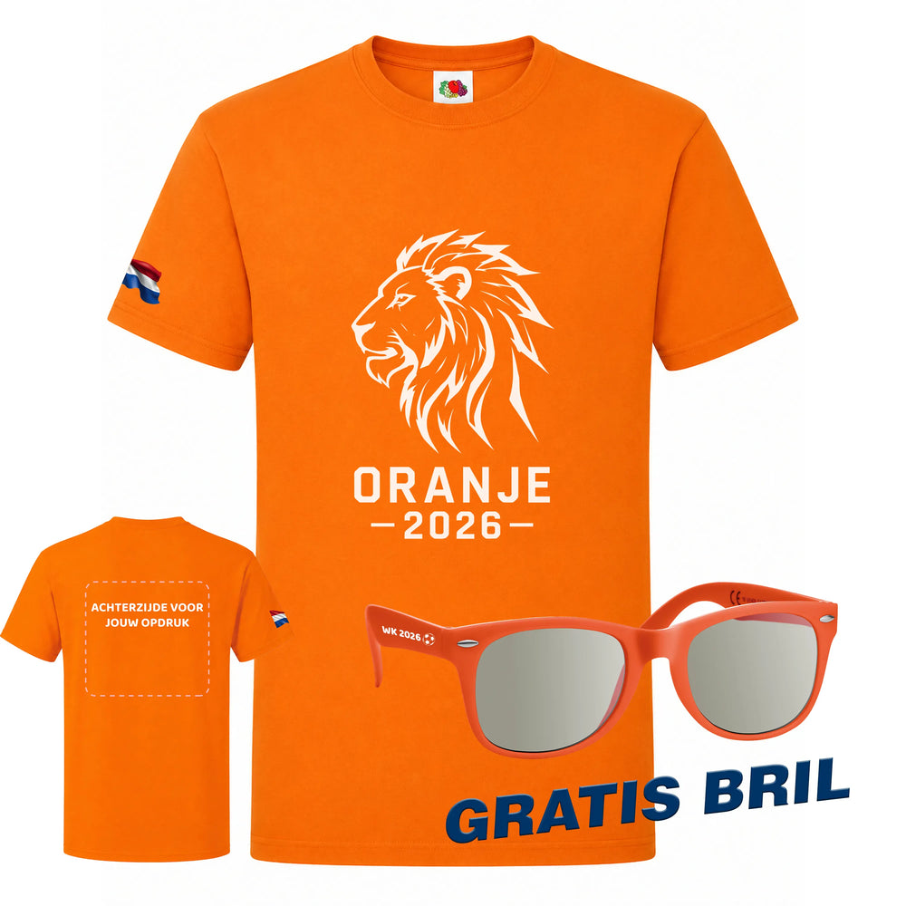 WK-actie Oranje Leeuwen 2026 24F110 voorzijde en achterzijde