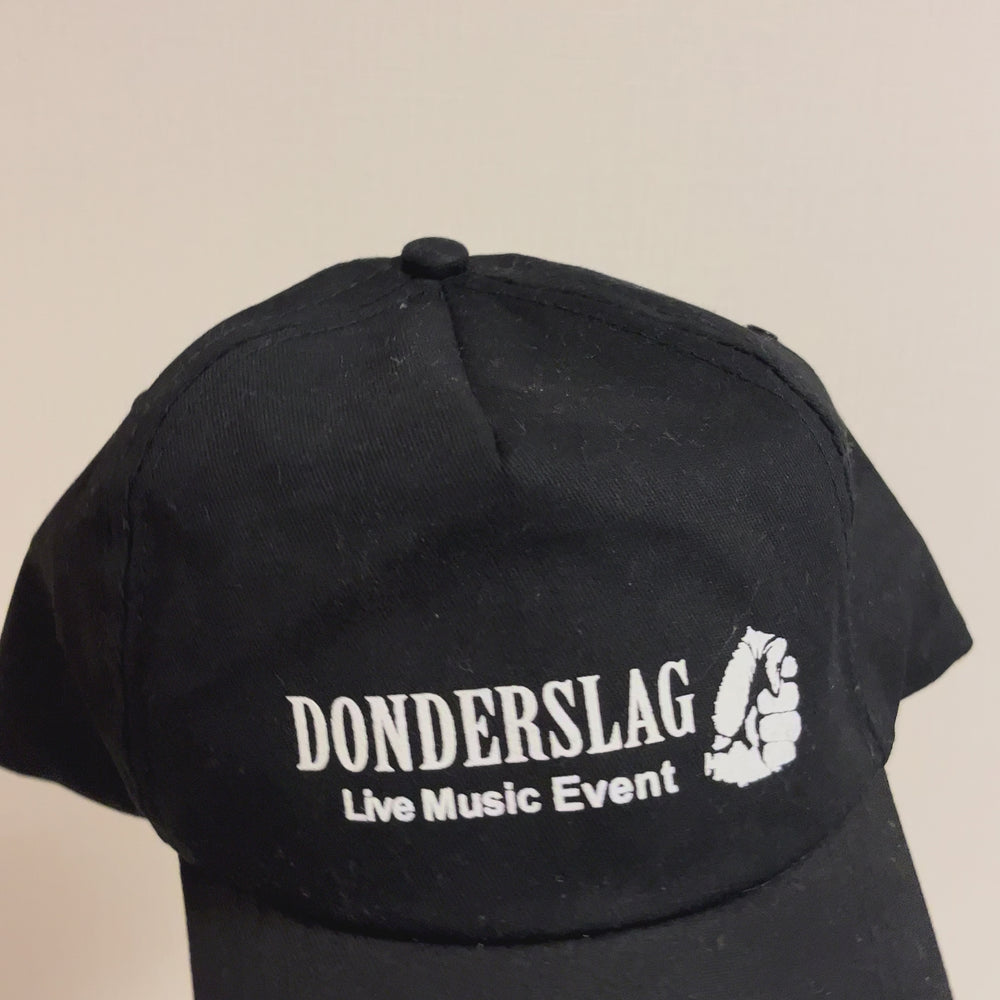 Baseballcap van Katoen met Klittenbandsluiting - Zwart video 191447