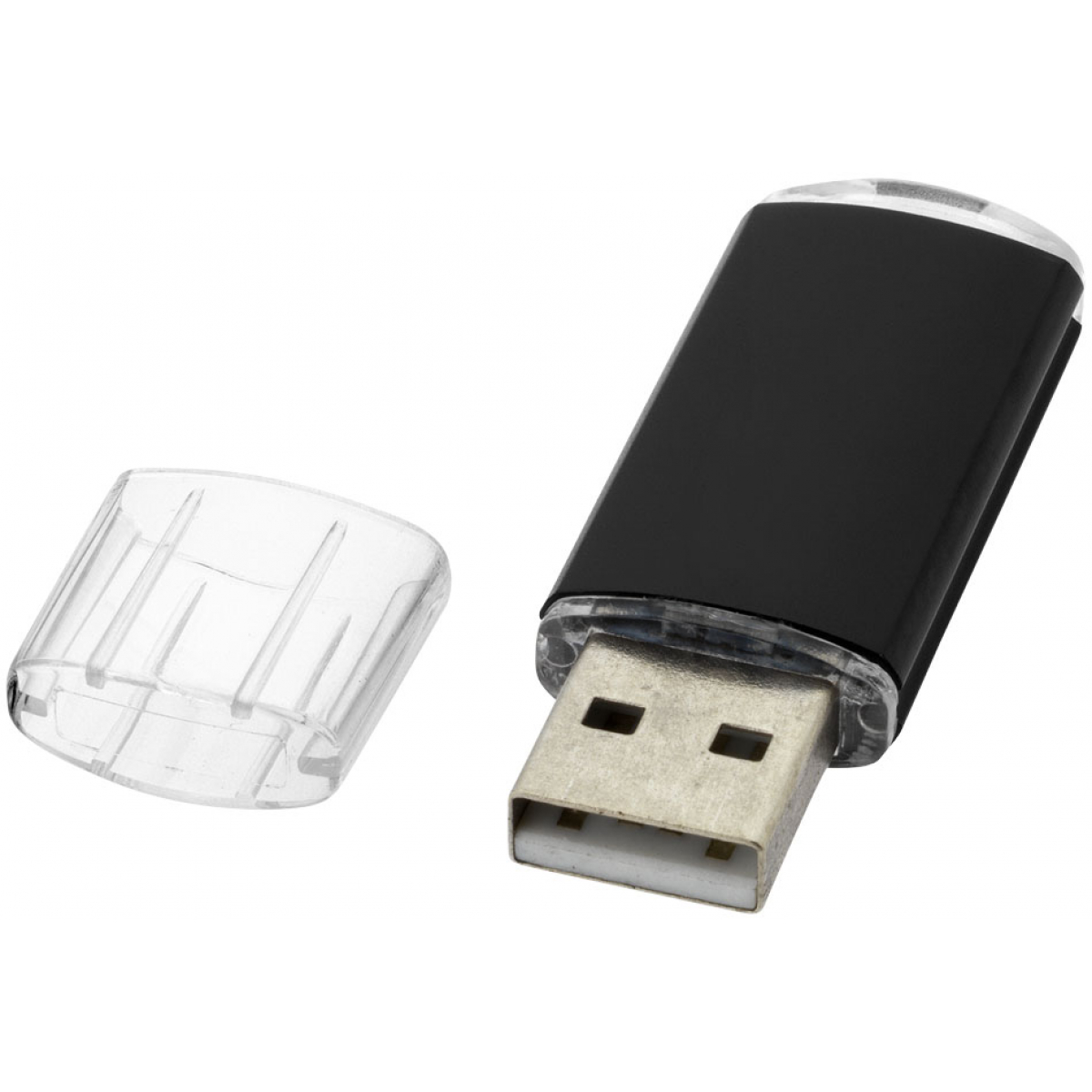 USB | 2 GB | Geborsteld aluminium | Kunststof