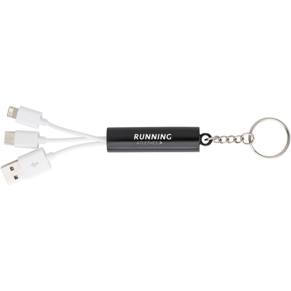 3-in-1 kabel set | Sleutelhanger | USB-C en Lightning 